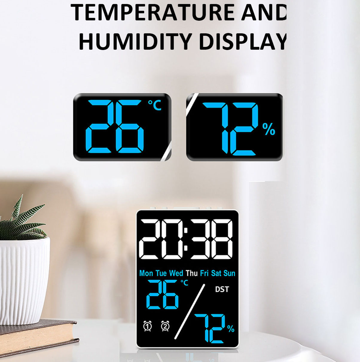 Jam Alarm Digital multifungsi, - Home Lighting And Decor ulasan dan harga